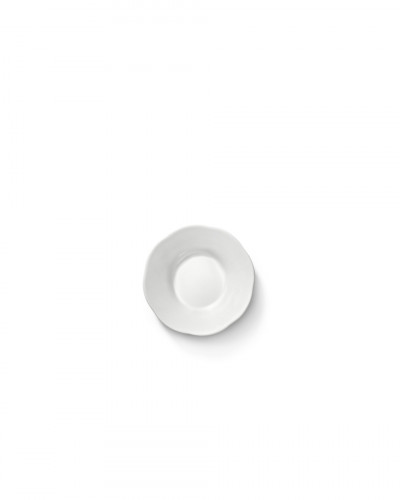 Assiette creuse rond blanc porcelaine Ø 10,5 cm Silhouette Serax