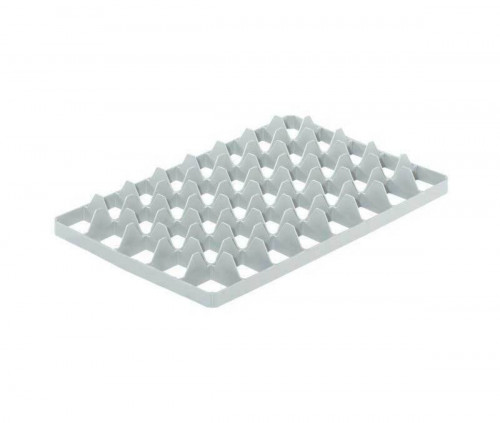 Séparateur bas 40 cases gris plastique 55,4x35,4x5,8 cm
