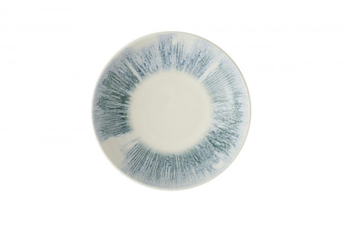 Assiette coupe creuse rond Blue porcelaine vitrifiée Ø 24,8 cm Lyra Churchill