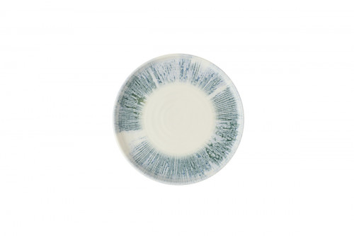 Assiette plate rond Blue porcelaine vitrifiée Ø 21 cm Lyra Churchill
