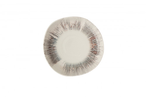 Assiette creuse organique Pink porcelaine vitrifiée Ø 20 cm Lyra Churchill