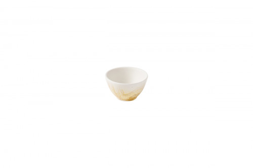 Pot à sauce rond Gold porcelaine vitrifiée 8,5 cm Ø 8,5 cm Tide Churchill
