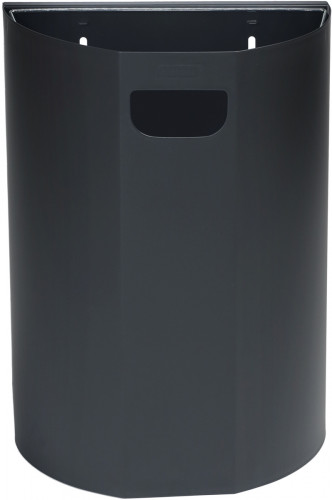 Collecteur mural demi-lune acier 40 L gris anthracite Probbax