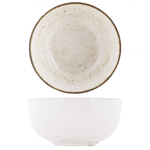 Bol coupe rond beige porcelaine Ø 10 cm Lunéa Pro.mundi