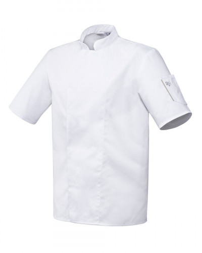 Veste de cuisine manches courtes blanc T4 Nero Robur
