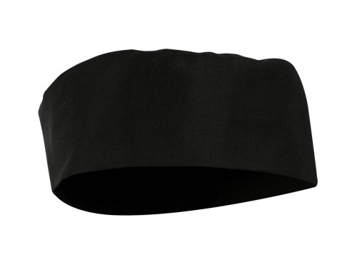 Calot de cuisine noir Taille unique Atlanta Robur (2 pièces)