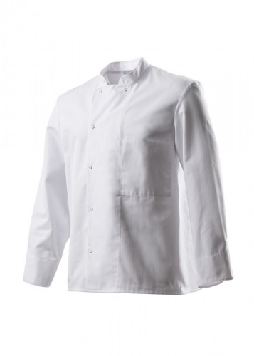 Veste de cuisine manches longues blanc T1 Inox Robur