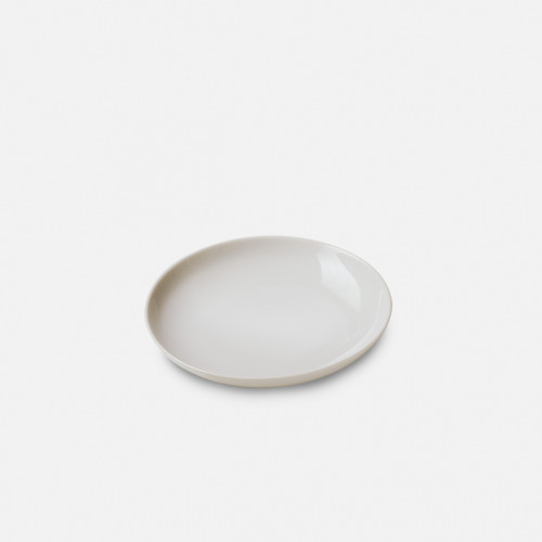 Coupelle rond Blanc albâtre porcelaine culinaire Ø 10 cm Madeleine Revol