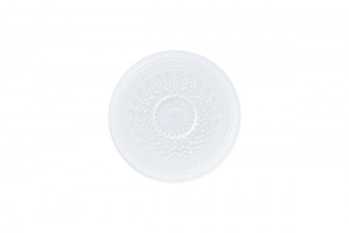 Sous tasse à café rond blanc porcelaine Ø 17 cm Céleste Rak