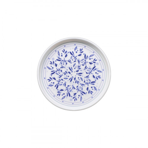 Assiette plate à bord droit rond Riviera porcelaine vitrifiée Ø 14 cm Rihla Rak