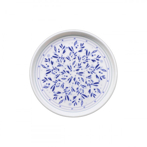 Assiette plate à bord droit rond Riviera porcelaine vitrifiée Ø 16 cm Rihla Rak