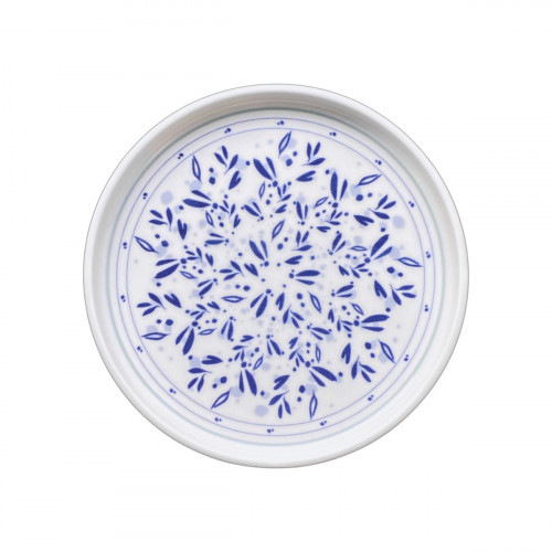 Assiette plate à bord droit rond Riviera porcelaine vitrifiée Ø 20 cm Rihla Rak