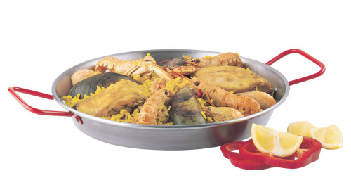 Plat à paëlla rond acier Ø 50 cm Lacor